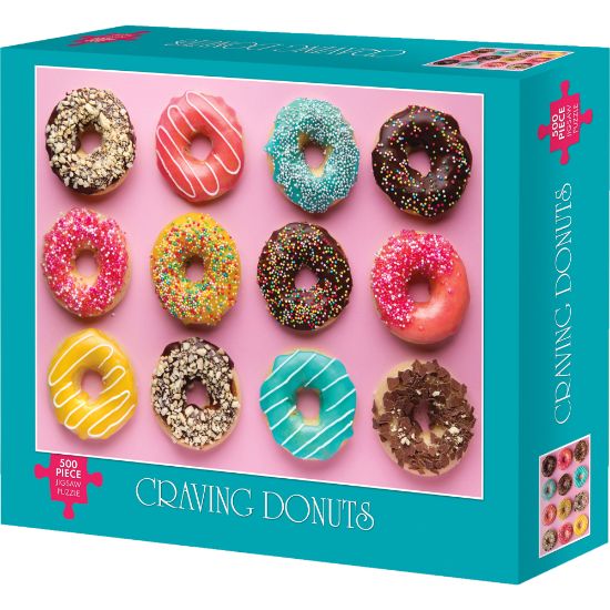 Picture of Willow Creek Press 500-Piece Puzzle, Craving Donuts