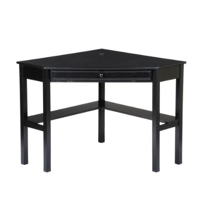 Picture of SEI Furniture 48inW Corner Desk, Black