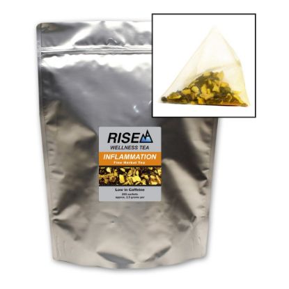 Picture of RISE NA Wellness Tea, Turmeric And Pepper, 8 Oz, Bag Of 200 Sachets