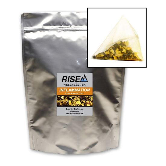 Picture of RISE NA Wellness Tea, Turmeric And Pepper, 8 Oz, Bag Of 200 Sachets