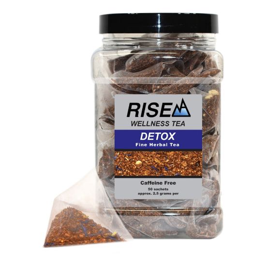 Picture of RISE NA Wellness Tea, Rooibos, 8 Oz, Canister Of 50 Sachets