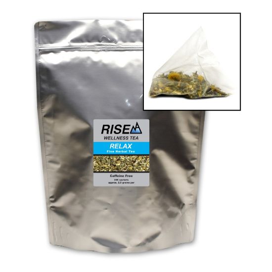 Picture of RISE NA Wellness Tea, Chamomile And Fruit Nectars, 8 Oz, Bag Of 200 Sachets