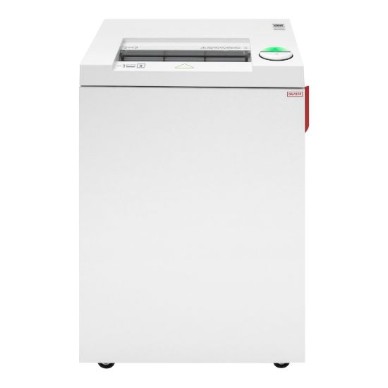 Picture of ideal 2445 Cros-Cut Commercia Paper Shredder, Made in Germany, Continuous Operation, 6 to 8 Sheet Feed Capacity, 9-Gallon Bin, Shreds Staples/Paper Clips/Credit Cards, P-5 Security