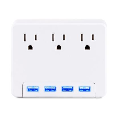 Picture of CyberPower Professional Series P3WU - Surge protector - AC 125 V - output connectors: 3 - white