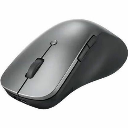 Picture of Lenovo Professional Bluetooth Rechargeable Mouse - Optical - Wireless - Bluetooth - Rechargeable - Storm Gray - 4000 dpi - Scroll Wheel - 6 Button(s) - 3 Programmable Button(s) - Right-handed