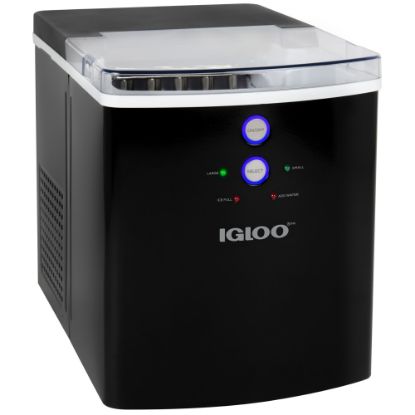 Picture of Igloo 33 Lb Automatic Portable Countertop Ice Maker Machine, Black