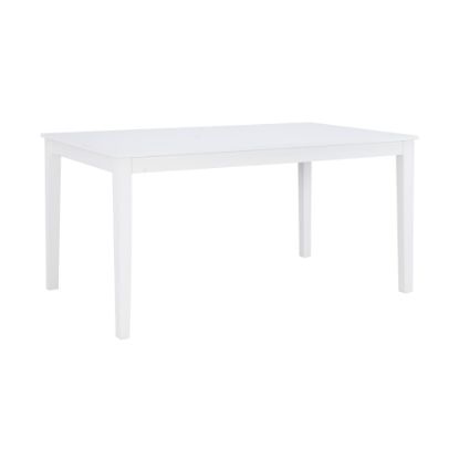 Picture of Powell Linka Dining Table, 30inH x 60inW x 36inD, White