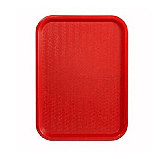 Picture of Winco Fast Food Tray, 16in x 12in, Red