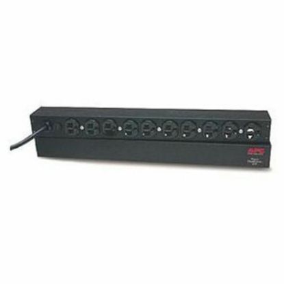 Picture of APC Basic Rack 1.8kVA PDU - 10 x NEMA 5-15R - 1.8kVA - 1U 19in Rack-mountable