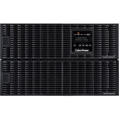 Picture of CyberPower OL6KRT3UHW 6KVA Online UPS 6U Maintenance Bypass HW-I/O Only 200-240V RT 3YR - 6000 VA/5400 W - 200-240 VAC - 5 Minute - 6U Tower/Rack Mountable - 5 Minute - 1 x Terminal Block