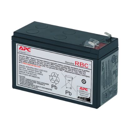 Picture of APC Replacement Battery Cartridge #17 - UPS battery - 1 x battery - lead acid - black - for P/N: BE850G2, BE850G2-CP, BE850G2-FR, BE850G2-IT, BE850G2-SP, BVN900M1, BVN950M2