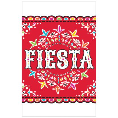 Picture of Amscan Cinco de Mayo Picado de Papal Tablecloths, 54in x 102in, Red, Pack Of 2 Tablecloths