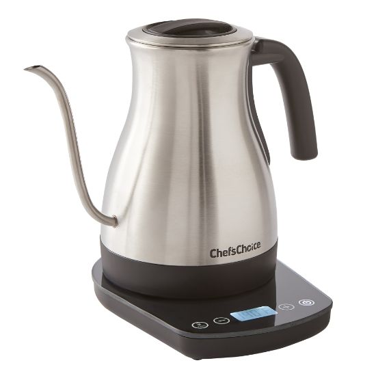 Picture of Edgecraft Chefs Choice Electric Kettle, 1-Liter, Silver