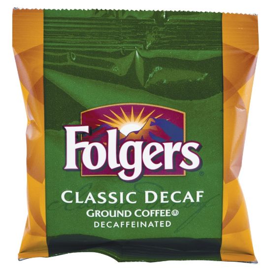 Picture of Folgers Single-Serve Coffee Packets, Classic Roast, Decaffeinated, Carton Of 42