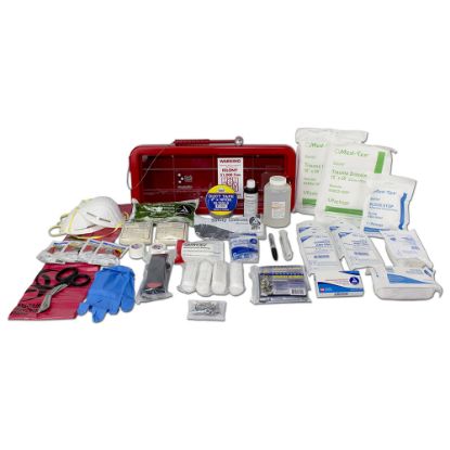 Picture of Ready America Bleed Control Trauma Management Station, Red