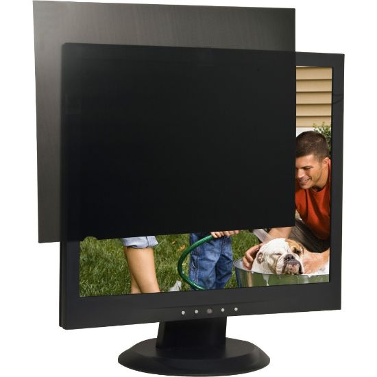 Picture of Business Source 17in Monitor Blackout Privacy Filter Black - For 17inLCD Monitor - 5:4 - Anti-glare - 1 Pack