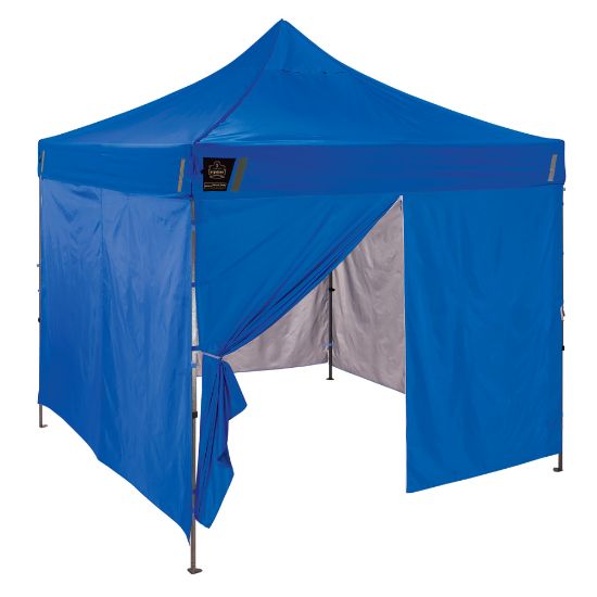 Picture of Ergodyne SHAX 6054 Pop-Up Tent Sidewall Kit, 10ft x 10ft, Blue