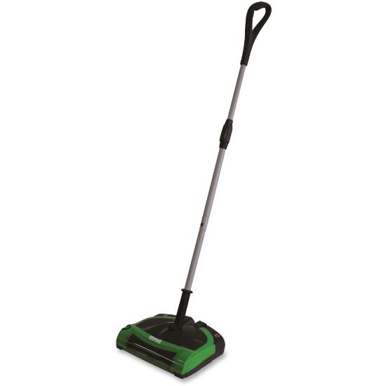 Picture of BigGreen Cord-Free Electric Sweeper - 17 fl oz - 11.50in Cleaning Width - Battery - Battery Rechargeable - Green