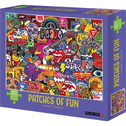 Picture of Willow Creek Press 1,000-Piece Puzzle, Patches of Fun