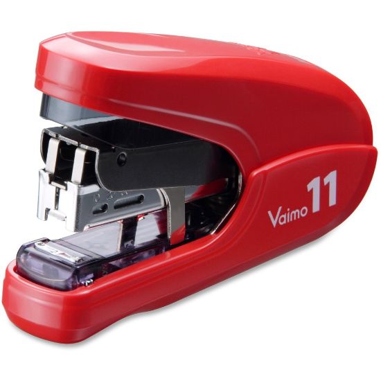 Picture of MAX Vaimo 11 Compact Stapler - 35 Sheets Capacity - 100 Staple Capacity - 3/8in Staple Size - Red