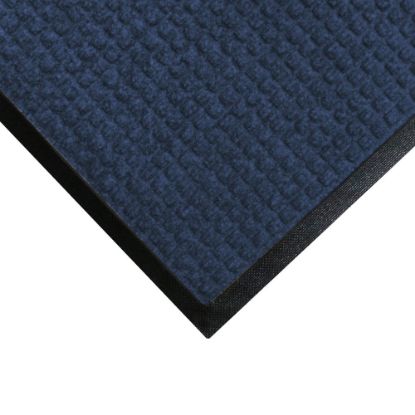 Picture of M+A Matting WaterHog Squares Classic Floor Mat, 4ft x 6ft, Navy