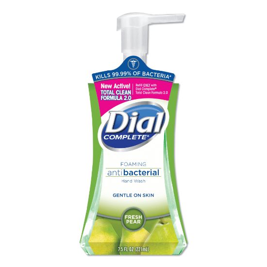 Picture of Dial Complete Foaming Antibacterial Hand Wash, Fresh Pear, 7.5 Oz.