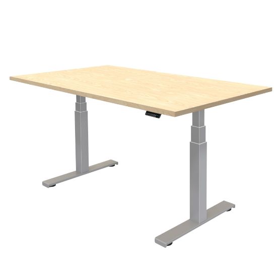 Picture of Fellowes Cambio 48inW Height-Adjustable Computer Desk, Maple