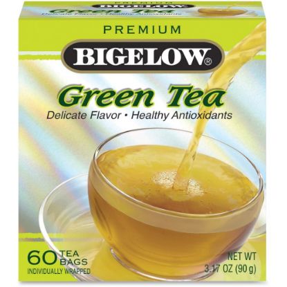 Picture of Bigelow Premium Blend Green Tea Bags, Carton Of 60