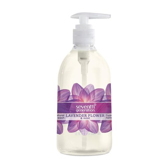 Picture of Seventh Generation Natural Liquid Hand Wash Soap, Lavender Scent, 12 Oz, Carton Of 8 Bottles