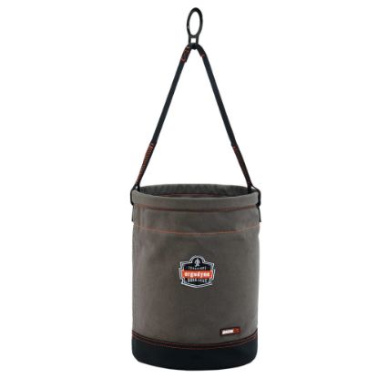 Picture of Ergodyne Arsenal 5960 Canvas Hoist Bucket With D-Rings, 17in x 12-1/2in, Gray