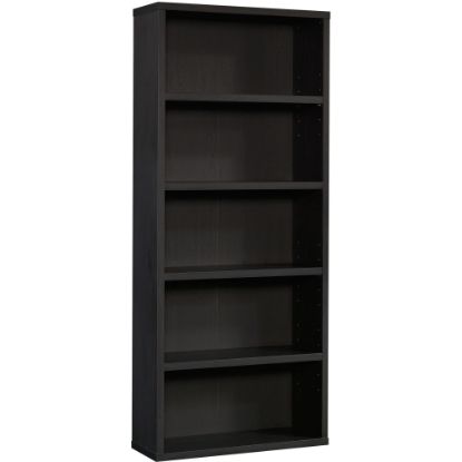 Picture of Sauder Select 73inH 5-Shelf Bookcase, Raven Oak