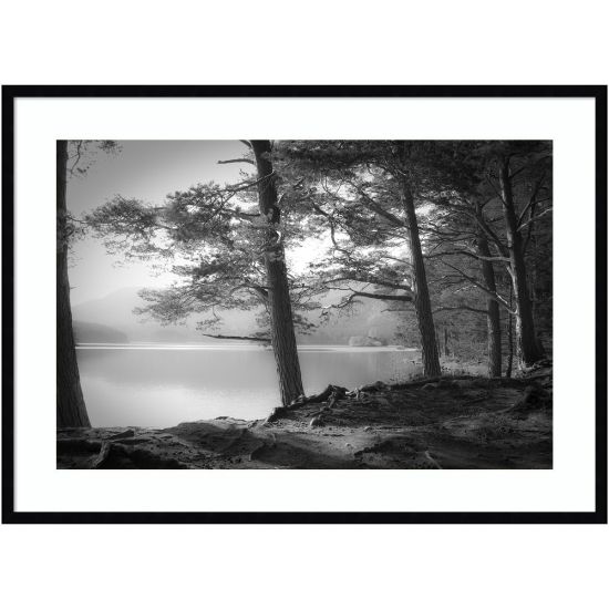 Picture of Amanti Art Scottish Lake by Dorit Fuhg Wood Framed Wall Art Print, 41inW x 30inH, Black