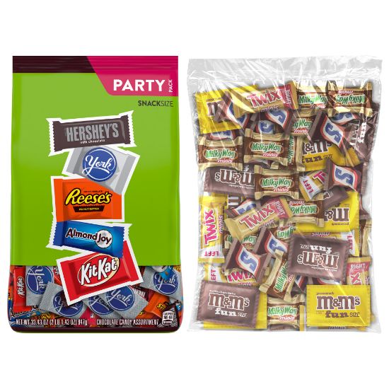 Picture of Hersheys Milk Chocolate Assortment/Mars Chocolate Favorites Bundle