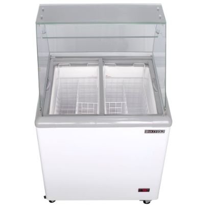 Picture of Edgecraft Maxx Cold Commercial Ice Cream Dipping Cabinet, 5.8 Cu. Ft, White