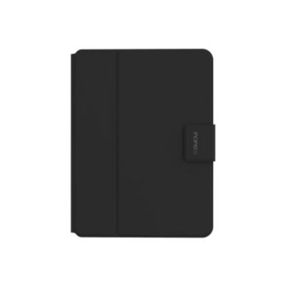 Picture of Incipio Sureview - Flip cover for tablet - polyurethane, polycarbonate - jet black - 10.2in - for Apple 10.2-inch iPad (7th generation, 8th generation)