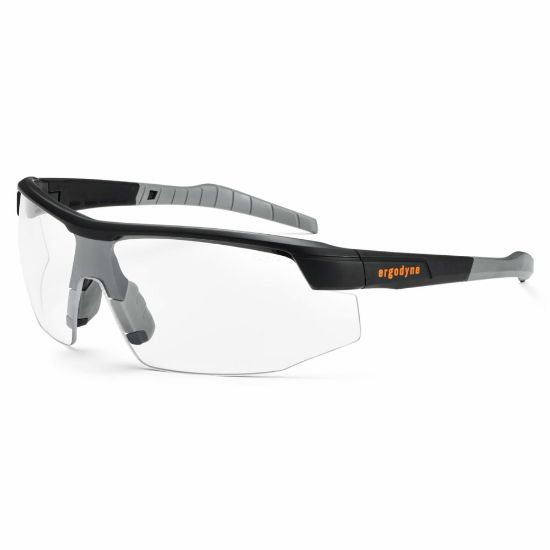 Picture of Ergodyne Skullerz Safety Glasses, SkOll, Matte Black Frame Clear Lens