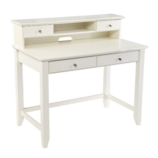 Picture of SEI Furniture Barberry 24inW Secretary Desk, White