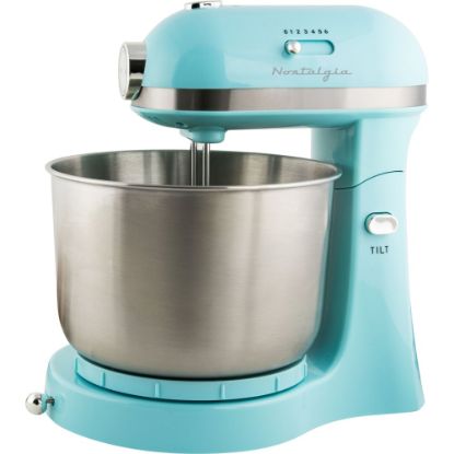 Picture of Nostalgia CLSMIXER356AQ 3.5-Quart Stand Mixer, Aqua