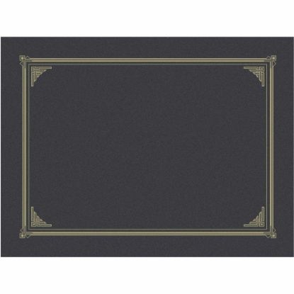 Picture of Geographics Award Certificate Gold Design Covers, Letter Size (8 1/2in x 11in), Metallic Gray, Pack Of 6