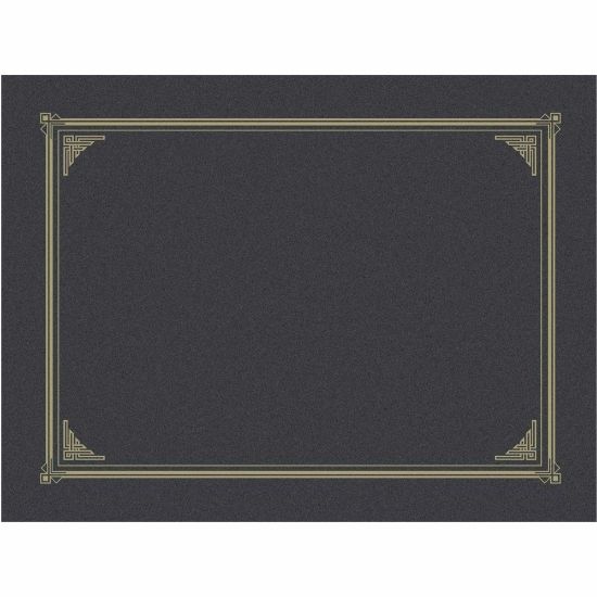 Picture of Geographics Award Certificate Gold Design Covers, Letter Size (8 1/2in x 11in), Metallic Gray, Pack Of 6