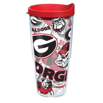 Picture of Tervis NCAA All-Over Tumbler With Lid, 24 Oz, Georgia Bulldogs