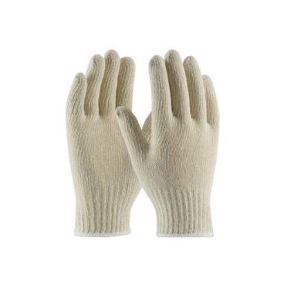 Picture of PIP Cotton/Polyester Gloves, 7in, Medium, White, Pack Of 12 Pairs