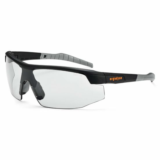 Picture of Ergodyne Skullerz Safety Glasses, SkOll, Matte Black Frame Indoor/Outdoor Lens