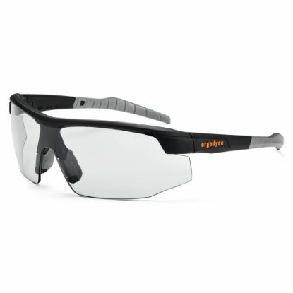 Picture of Ergodyne Skullerz Safety Glasses, SkOll, Matte Black Frame Anti-Fog Indoor/Outdoor Lens