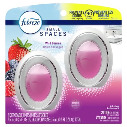 Picture of Febreze Small Spaces Air Fresheners, Berry and Bramble, 0.5 Oz, Pack Of 2 Air Fresheners