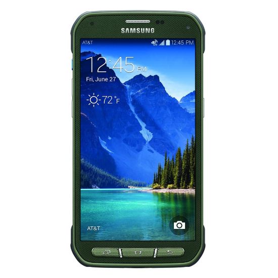 Picture of Samsung Galaxy S5 Active G870A Cell Phone, Camo Green, PSN100570