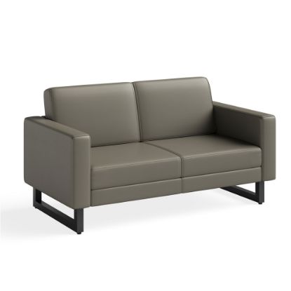 Picture of Safco Mirella Lounge Settee, Gray/Black