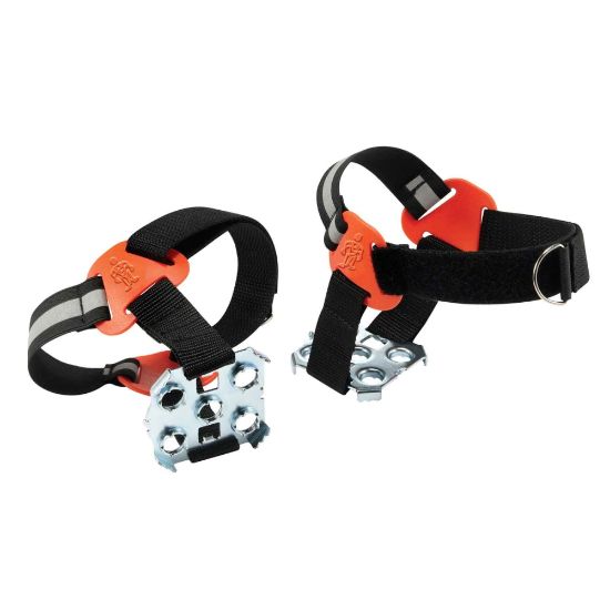 Picture of Ergodyne Trex 6315 Ice Traction Devices, Strap-On Heel, Medium/Large, Black