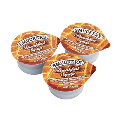 Picture of Smuckers Single-Serve Breakfast Syrup Packs, 1.4 Oz, Case Of 100 Packs