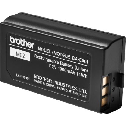 Picture of Brother Rechargeable Li-ion Battery Pack - For Handheld Device - Battery Rechargeable - 1900 mAh - 14 Wh - 7.2 V DC - 1 Each